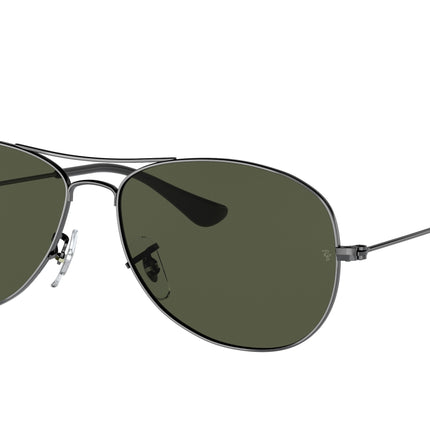 Ray-Ban COCKPIT RB3362 Pilot Sunglasses  004-Gunmetal 59-135-14 - Color Map Grey