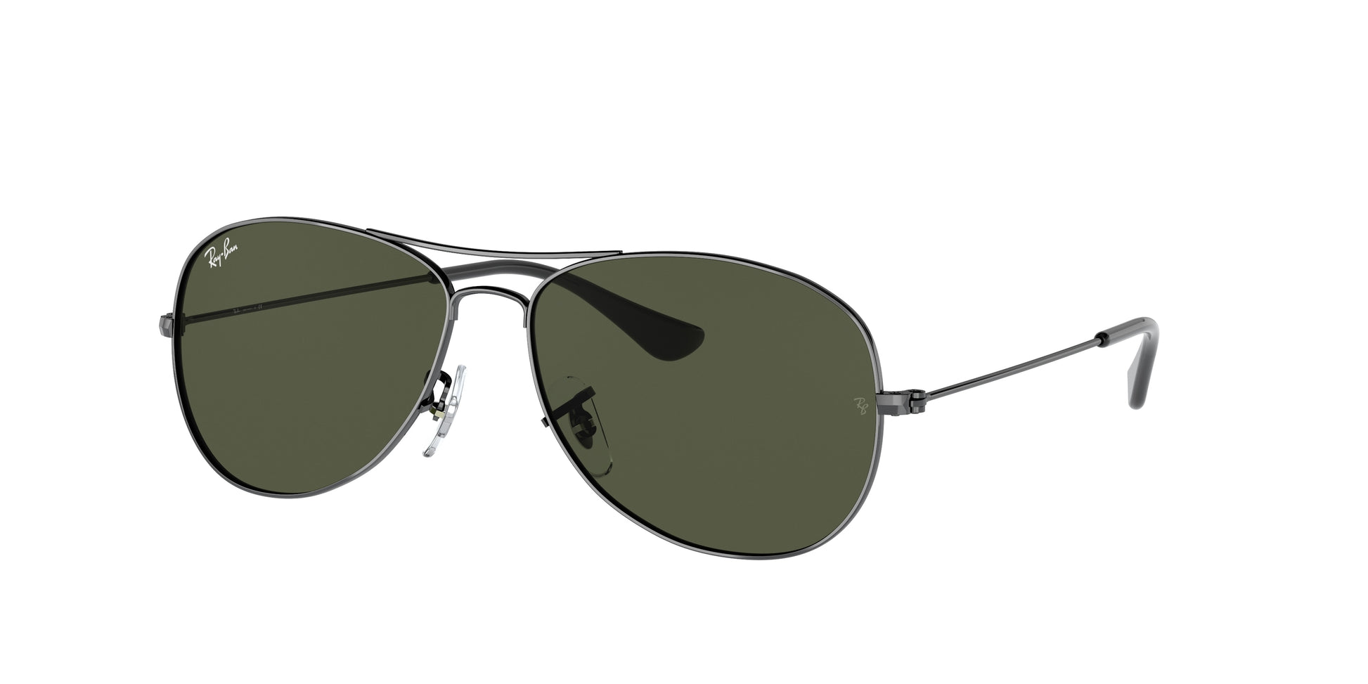 Ray-Ban COCKPIT RB3362 Pilot Sunglasses  004-Gunmetal 59-135-14 - Color Map Grey