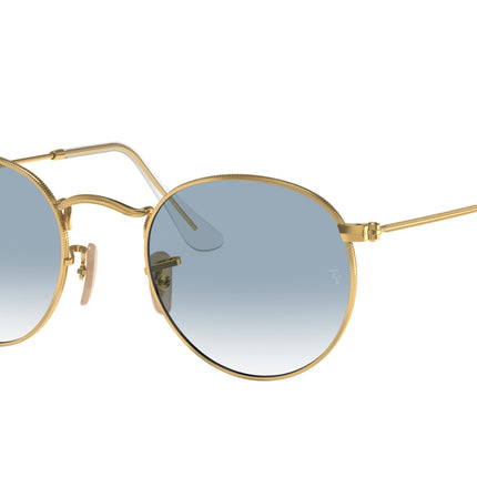 Ray-Ban ROUND METAL RB3447N Round Sunglasses  001/3F-Arista Gold 53-145-21 - Color Map Gold