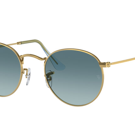 Ray-Ban ROUND METAL RB3447 Round Sunglasses  001/3M-Gold 53-145-21 - Color Map Gold
