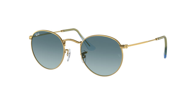 Ray-Ban ROUND METAL RB3447 Round Sunglasses  001/3M-Gold 53-145-21 - Color Map Gold