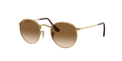 Ray-Ban ROUND METAL RB3447 Round Sunglasses  001/51-Gold 53-145-21 - Color Map Gold