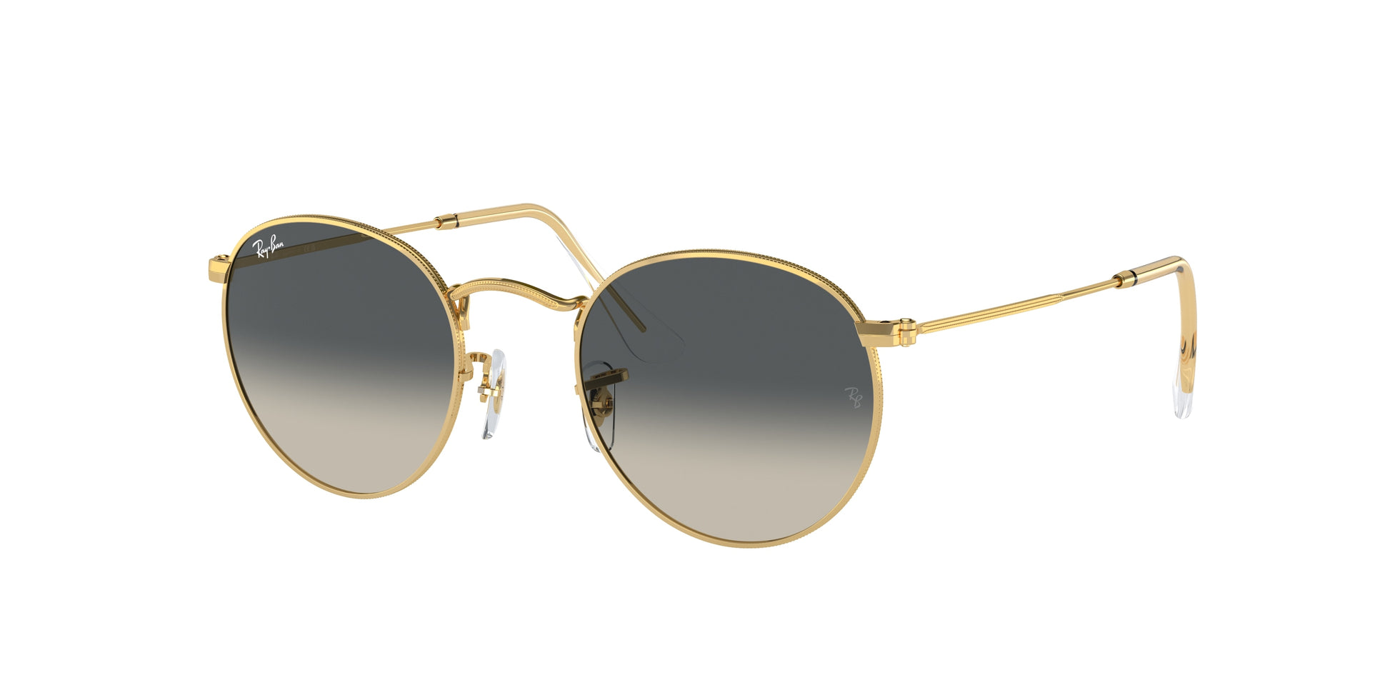 Ray-Ban ROUND METAL RB3447 Round Sunglasses  001/71-Gold 53-145-21 - Color Map Gold