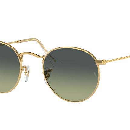 Ray-Ban ROUND METAL RB3447 Round Sunglasses  001/BH-Arista Gold 53-145-21 - Color Map Gold