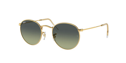 Ray-Ban ROUND METAL RB3447 Round Sunglasses  001/BH-Arista Gold 53-145-21 - Color Map Gold