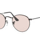 Ray-Ban ROUND METAL RB3447 Round Sunglasses  004/T5-Gunmetal 50-145-21 - Color Map Grey