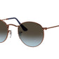 Ray-Ban ROUND METAL RB3447 Round Sunglasses  900396-Bronze-Copper 53-145-21 - Color Map Copper