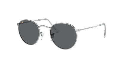 Ray-Ban ROUND METAL RB3447 Round Sunglasses  9198B1-Silver 53-145-21 - Color Map Silver
