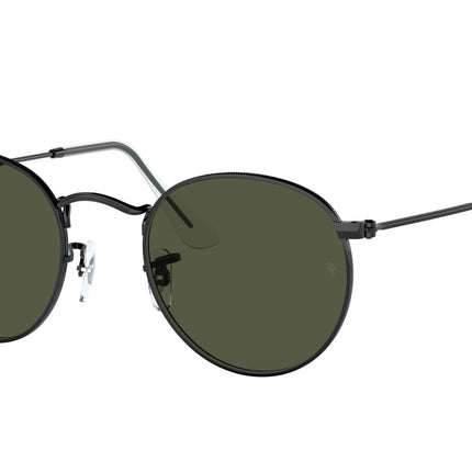 Ray-Ban ROUND METAL RB3447 Round Sunglasses  919931-Black 53-145-21 - Color Map Black