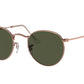 Ray-Ban ROUND METAL RB3447 Round Sunglasses  920231-Rose Gold 53-145-21 - Color Map Gold