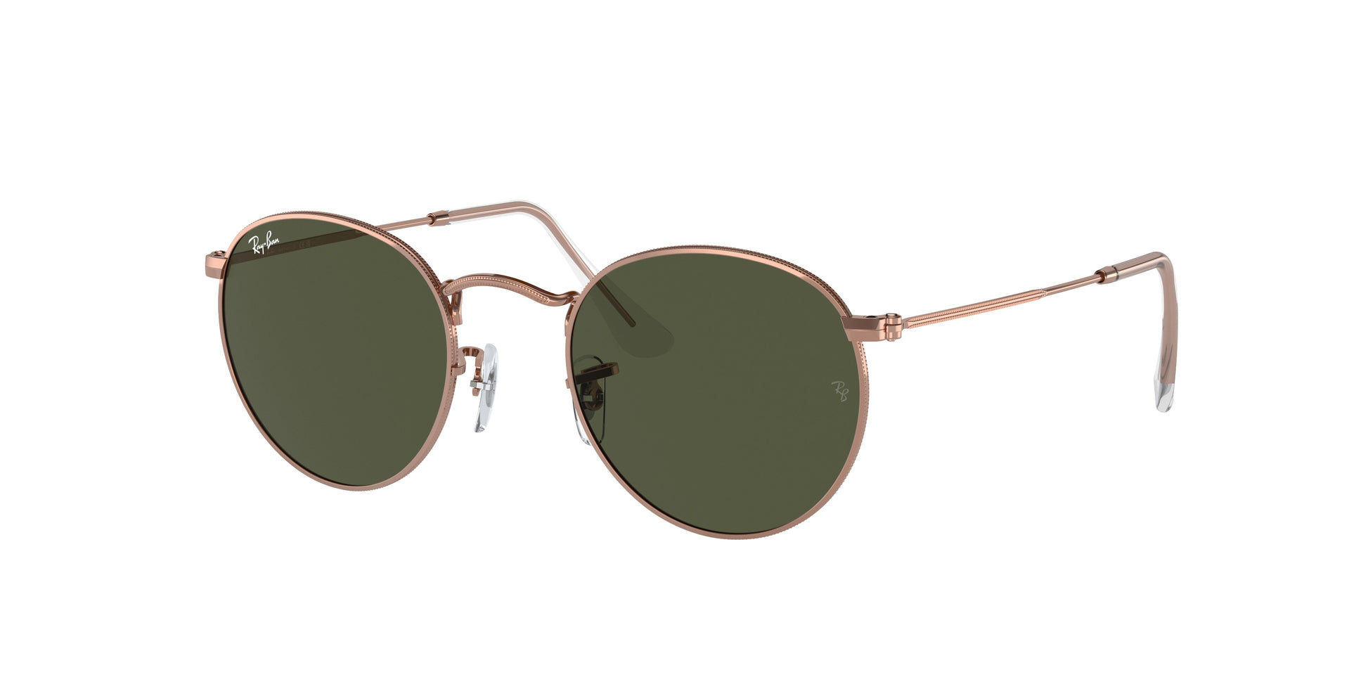 Ray-Ban ROUND METAL RB3447 Round Sunglasses  920231-Rose Gold 53-145-21 - Color Map Gold
