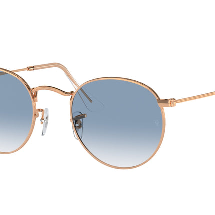 Ray-Ban ROUND METAL RB3447 Round Sunglasses  92023F-Rose Gold 53-145-21 - Color Map Gold