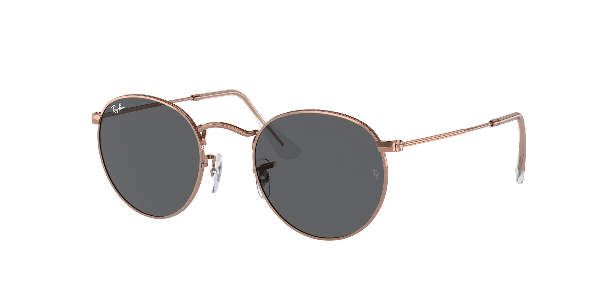 Ray-Ban ROUND METAL RB3447 Round Sunglasses  9202B1-Rose Gold 53-145-21 - Color Map Gold