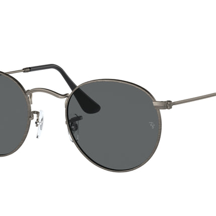 Ray-Ban ROUND METAL RB3447 Round Sunglasses  9229B1-Gunmetal 53-145-21 - Color Map Grey