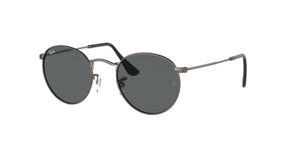 Ray-Ban ROUND METAL RB3447 Round Sunglasses  9229B1-Gunmetal 53-145-21 - Color Map Grey