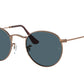 Ray-Ban ROUND METAL RB3447 Round Sunglasses  9230R5-Bronze-Copper 50-145-21 - Color Map Copper