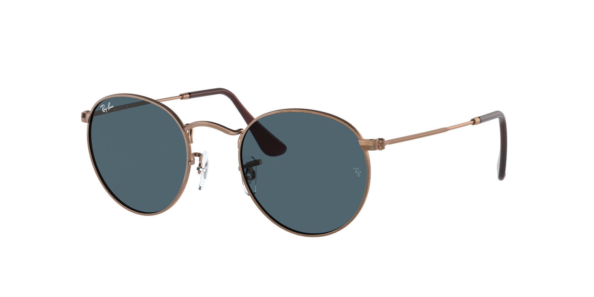 Ray-Ban ROUND METAL RB3447 Round Sunglasses  9230R5-Bronze-Copper 50-145-21 - Color Map Copper