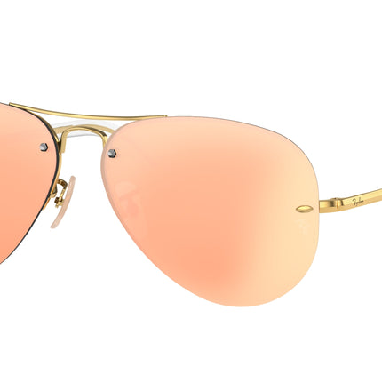 Ray-Ban RB3449 Pilot Sunglasses  001/2Y-Arista Gold 59-135-14 - Color Map Gold