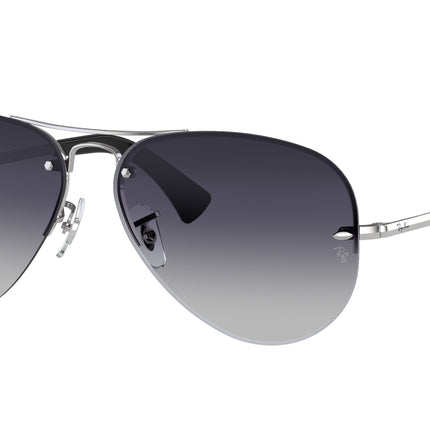 Ray-Ban RB3449 Pilot Sunglasses  003/8G-Silver 59-135-14 - Color Map Silver