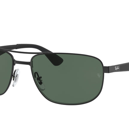 Ray-Ban RB3528 Square Sunglasses  006/71-Black 61-145-17 - Color Map Black