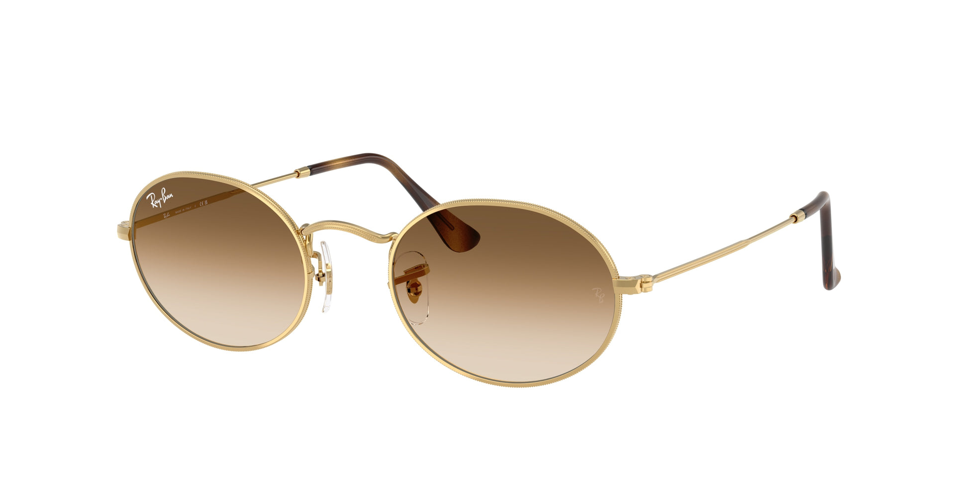 Ray-Ban OVAL RB3547 Oval Sunglasses  001/51-Arista 54-145-21 - Color Map Gold