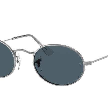 Ray-Ban OVAL RB3547 Oval Sunglasses  003/R5-Silver 51-145-21 - Color Map Silver