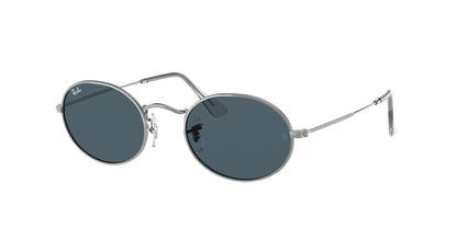 Ray-Ban OVAL RB3547 Oval Sunglasses  003/R5-Silver 51-145-21 - Color Map Silver