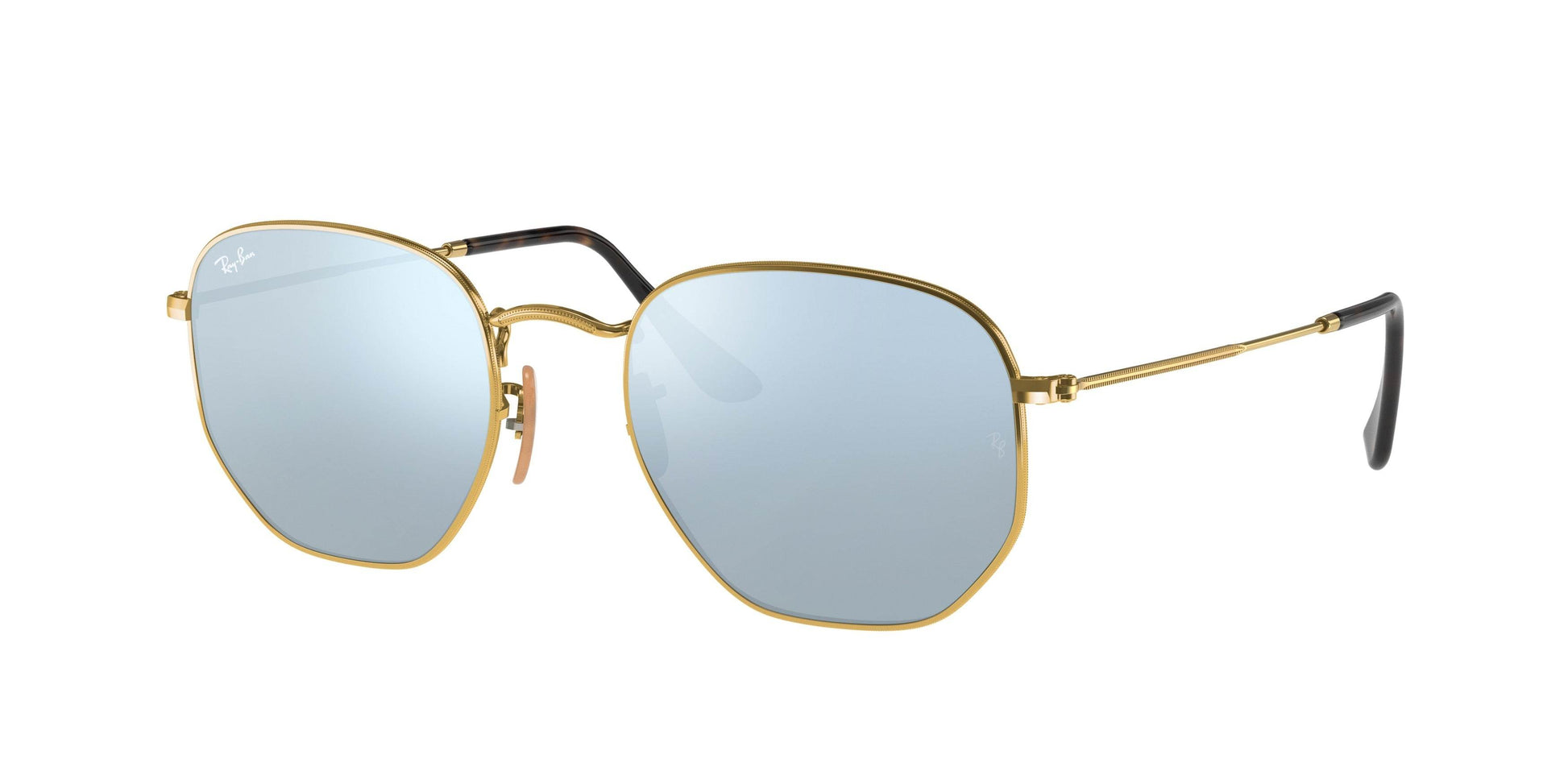 Ray-Ban HEXAGONAL RB3548N Irregular Sunglasses - Lensntrends