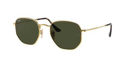 Ray-Ban HEXAGONAL RB3548N Irregular Sunglasses  001/58-Arista Gold 51-145-21 - Color Map Gold