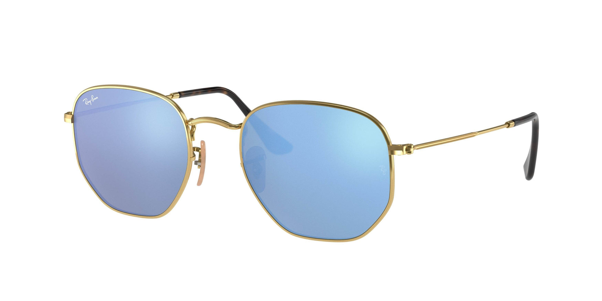 Ray-Ban HEXAGONAL RB3548N Irregular Sunglasses - Lensntrends