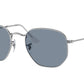 Ray-Ban HEXAGONAL RB3548N Irregular Sunglasses - Lensntrends