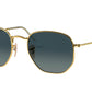 Ray-Ban HEXAGONAL RB3548N Irregular Sunglasses - Lensntrends