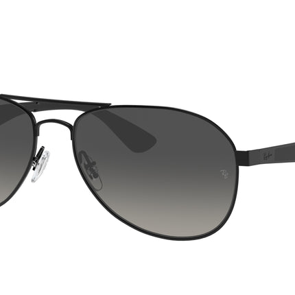 Ray-Ban RB3549 Pilot Sunglasses  002/T3-Black 61-145-16 - Color Map Black