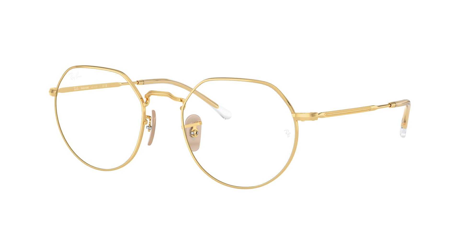 Ray-Ban JACK RB3565 Irregular Sunglasses  001/GG-Gold 53-145-20 - Color Map Gold