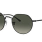 Ray-Ban JACK RB3565 Irregular Sunglasses  002/71-Black 53-145-20 - Color Map Black