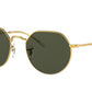 Ray-Ban JACK RB3565 Irregular Sunglasses  919631-Gold 55-145-20 - Color Map Gold
