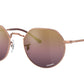 Ray-Ban JACK RB3565 Irregular Sunglasses  9202G9-Rose Gold 53-145-20 - Color Map Gold