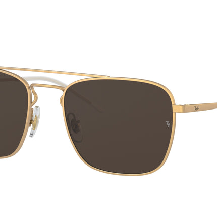 Ray-Ban RB3588 Square Sunglasses  901373-Gold 55-140-19 - Color Map Gold
