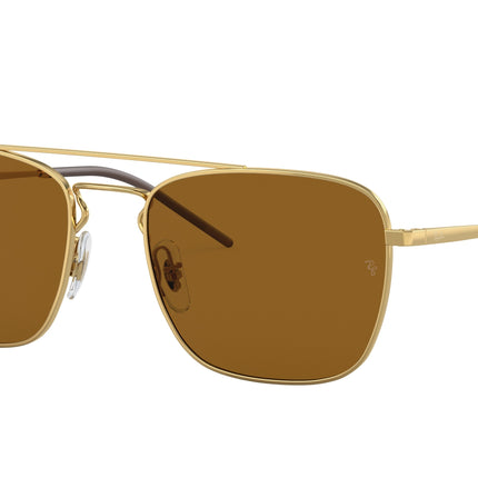 Ray-Ban RB3588 Square Sunglasses  925083-Arista Gold 55-140-19 - Color Map Gold
