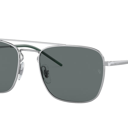 Ray-Ban RB3588 Square Sunglasses  925181-Silver 55-140-19 - Color Map Silver