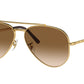 Ray-Ban NEW AVIATOR RB3625 Pilot Sunglasses  001/51-Gold 62-140-14 - Color Map Gold