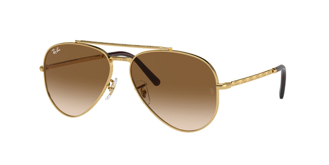 Ray-Ban NEW AVIATOR RB3625 Pilot Sunglasses  001/51-Arista Gold 62-140-14 - Color Map Gold
