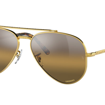 Ray-Ban NEW AVIATOR RB3625 Pilot Sunglasses  9196G5-Gold 62-140-14 - Color Map Gold