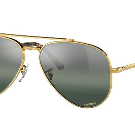 Ray-Ban NEW AVIATOR RB3625 Pilot Sunglasses  9196G6-Gold 62-140-14 - Color Map Gold