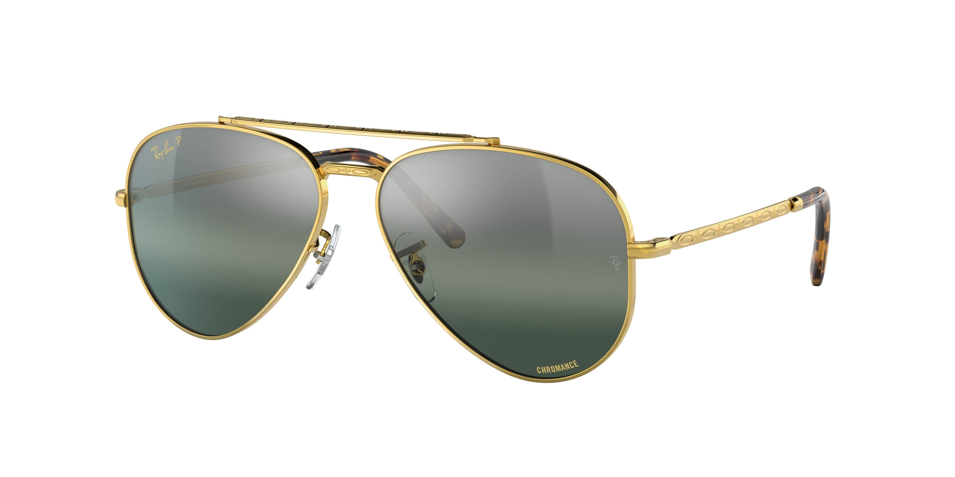 Ray-Ban NEW AVIATOR RB3625 Pilot Sunglasses  9196G6-Gold 62-140-14 - Color Map Gold