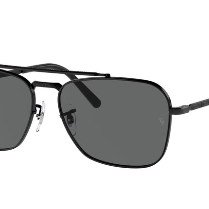 Ray-Ban NEW CARAVAN RB3636 Square Sunglasses  002/B1-Black 58-140-15 - Color Map Black