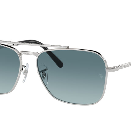 Ray-Ban NEW CARAVAN RB3636 Square Sunglasses  003/3M-Silver 58-140-15 - Color Map Silver