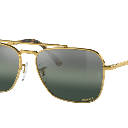 Ray-Ban NEW CARAVAN RB3636 Square Sunglasses  9196G6-Gold 55-135-15 - Color Map Gold