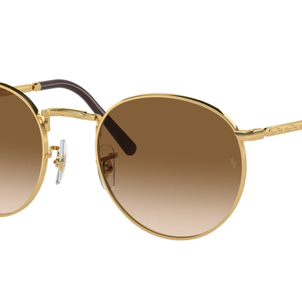 Ray-Ban NEW ROUND RB3637 Phantos Sunglasses  001/51-Arista Gold 53-140-21 - Color Map Gold