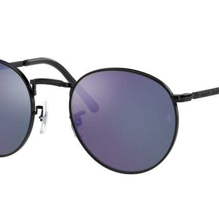 Ray-Ban NEW ROUND RB3637 Phantos Sunglasses  002/G1-Black 50-140-21 - Color Map Black